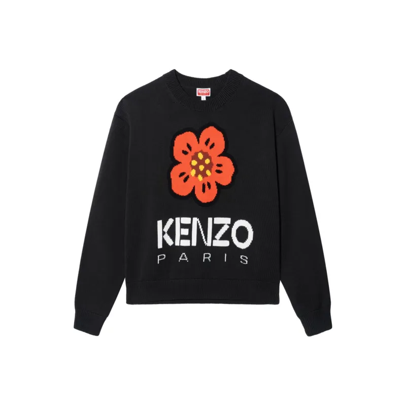 KENZO Boke Flower-intarsia Knit Jumper-0