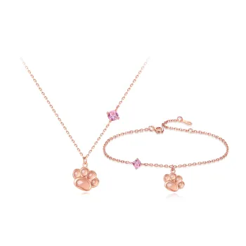 GIFU Colored Glaze Jade Necklaces Women's