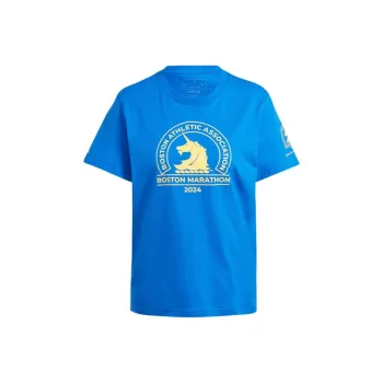 Adidas Boston Marathon T-Shirts Women's Blue
