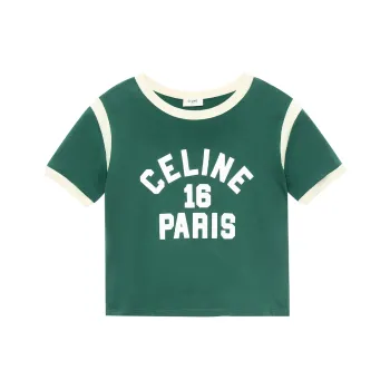 CELINE T Shirts Women's Green