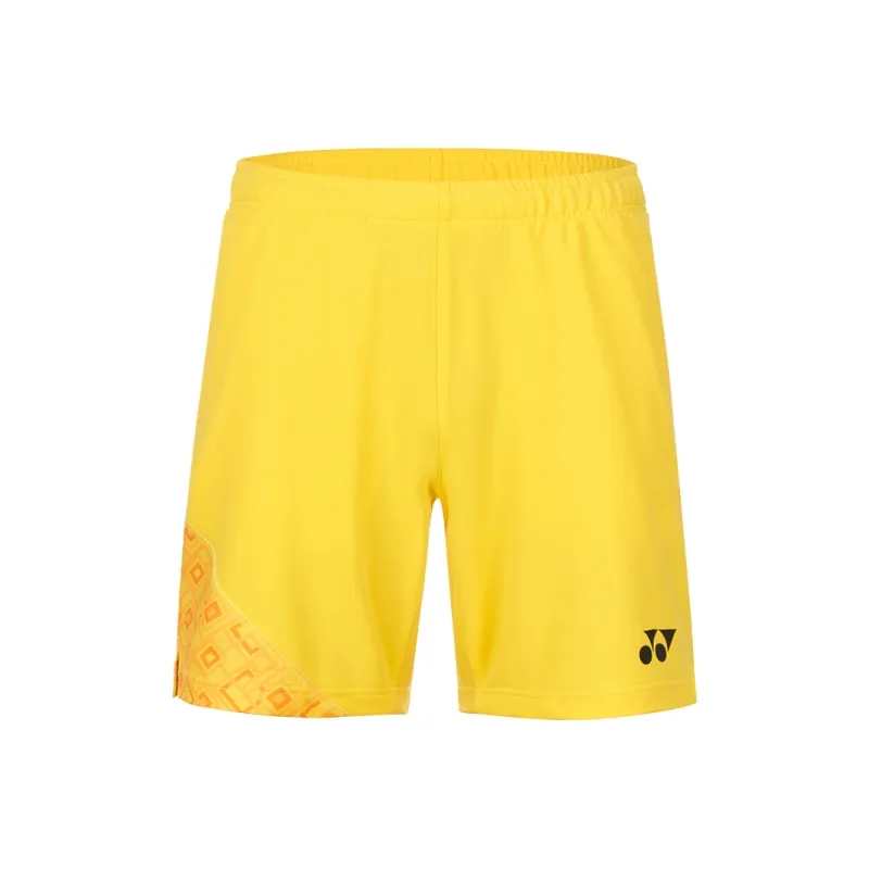 YONEX Sports Shorts Men's Begonia Flower Yellow-0
