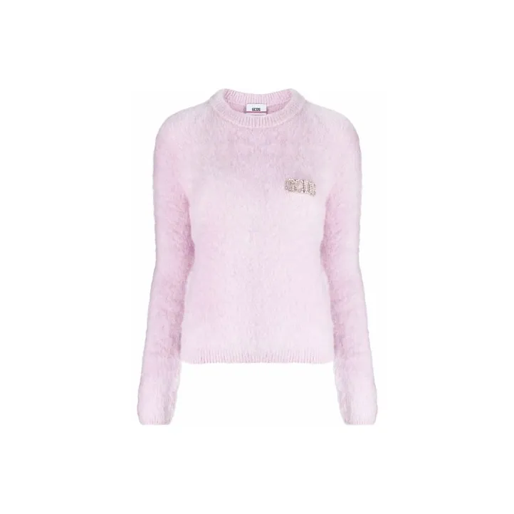 GCDS FW21 Loose Fit Sweater Women's Purple-0