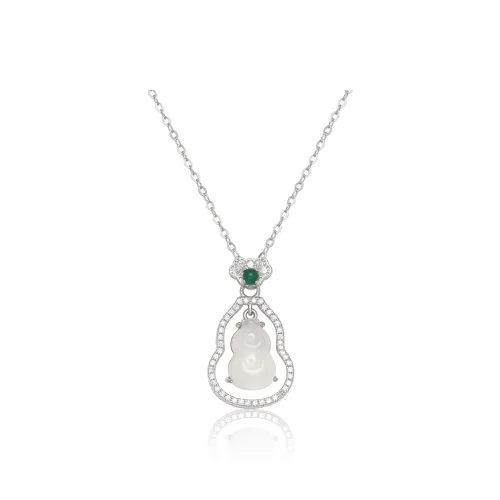 NRO Chalcedony Jade Necklaces Women's