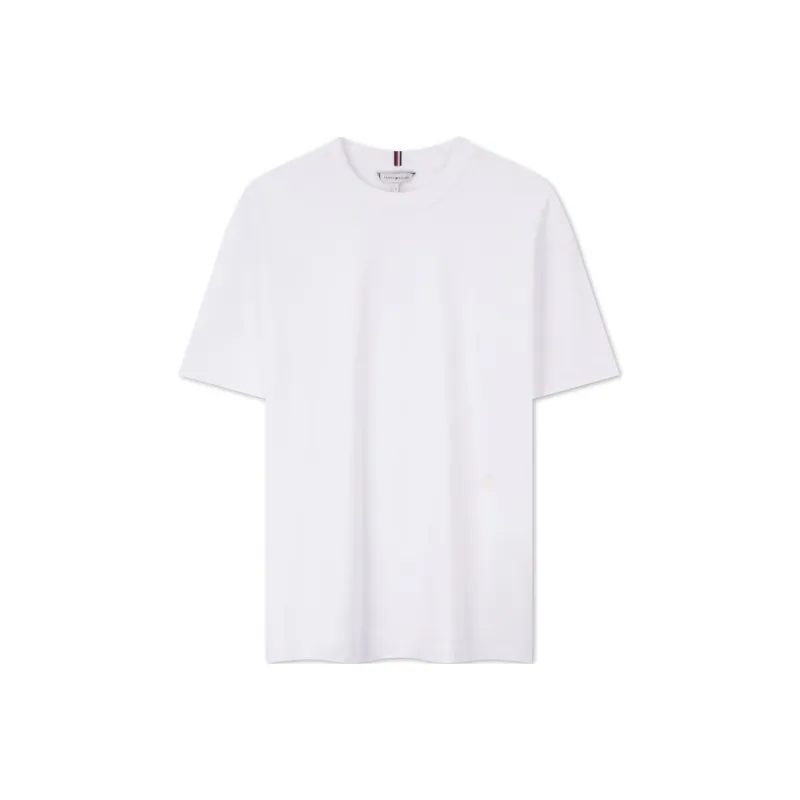 Tommy Hilfiger Logo embroidered Cotton T shirt-4