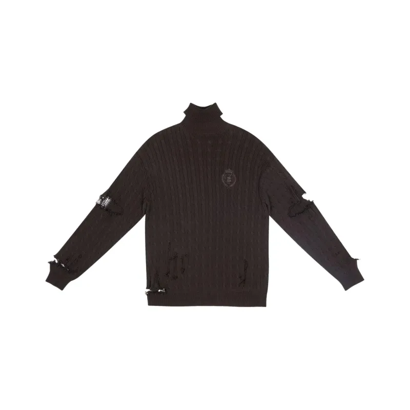 Balenciaga Sweater Loose Fit Women's Brown-0
