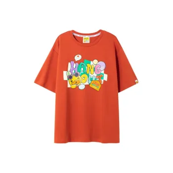 B.Duck T Shirt Women's Orange Red