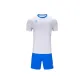 White Colorful Blue