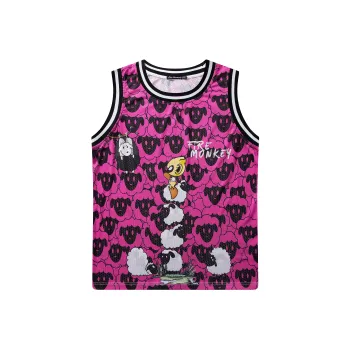 FireMonkey Basketball Jerseys Unisex Pink
