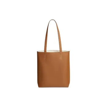 HERMES Double Sens Swift Leather Tote Bag, Shopping Bag, Shoulder Bag 35 Women's Gold With Coconut Shell Accent