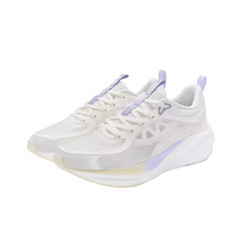 XTEP Kunpeng Cushioning, Breathable, Supportive Low Top Sprint Running Shoes Women's Sail White-2