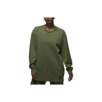 Jordan Essentials Drop Shoulder Sleeve T-Shirt Women's Light Olive