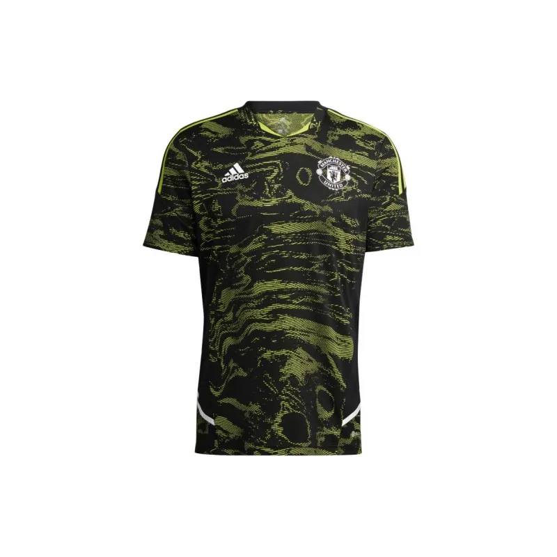 Adidas MANCHESTER UNITED THEATRE OF DREAMS CONDIVO 22 PRO Soccer Jerseys Men's Half Solar Mucus / Black-0