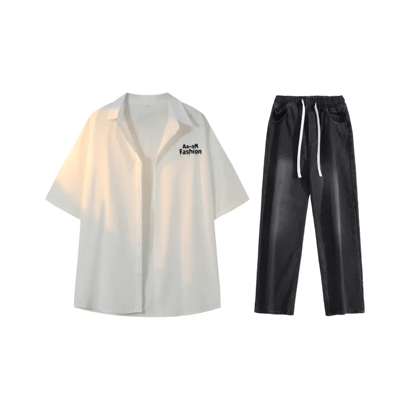 A.X.S.K Shirt Matching Set Unisex-9