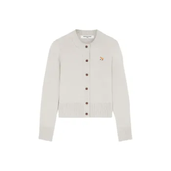 Maison Kitsune Baby Fox Patch Knit Cardigan