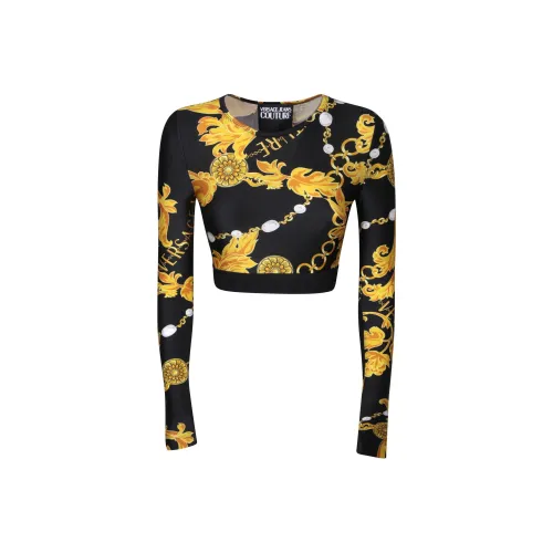 VERSACE JEANS COUTURE Printed Cropped Top