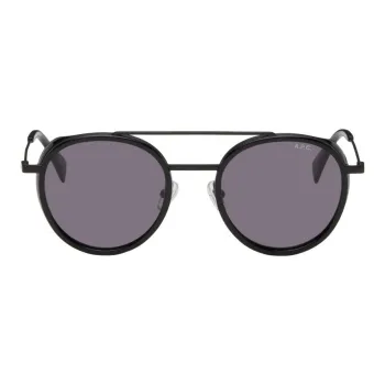 A.P.C Acetate Round Sunglasses Men's Black