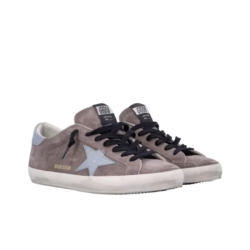 Golden Goose Super Star Cinder Quarry Silver Blue-2