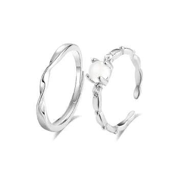 Crafts Women's Colored Glaze Rings Unisex