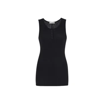 THE ROW Mansel Ribbed Tank Top
