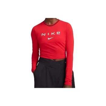 Nike Sportswear Chill Knit Women's Slim Long-Sleeve Cropped Graphic Tee