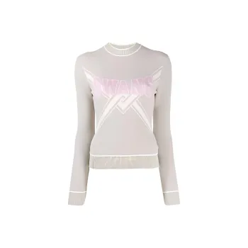 OFF WHITE Swans Knitted Sweater