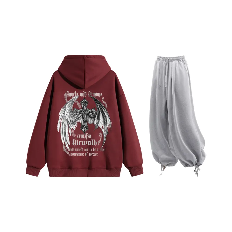 Airwalk Sweatshirt Sets Unisex-24
