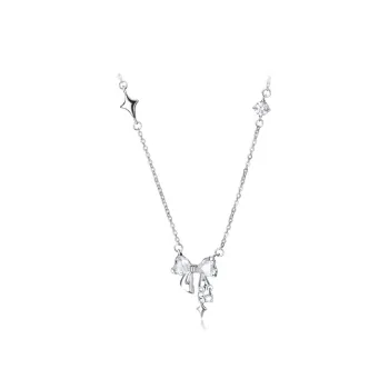 JINGFAN Sterling Silver Necklaces Women's