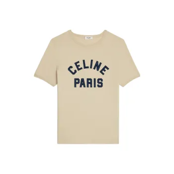 CELINE SS24 T Shirt Women's Deep Champagne