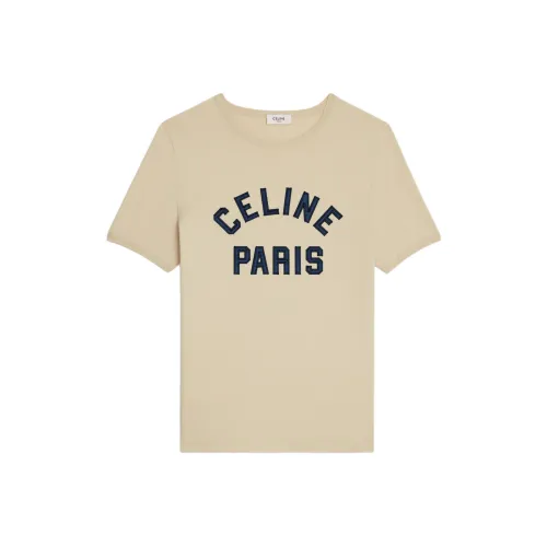 CELINE SS24 T Shirt Women's Deep Champagne