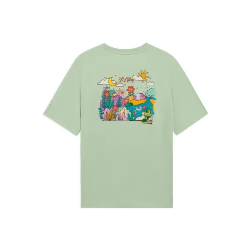 LiNing Sports Life Collection T Shirt Women's Green
