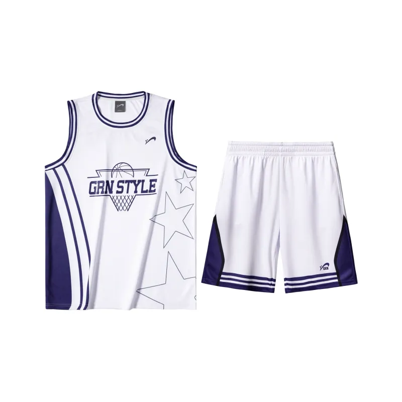 K bird Basketball Suit Unisex White-0
