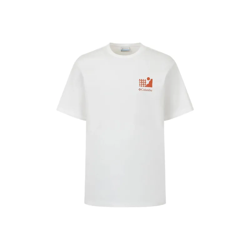 Columbia Explorers Canyon Regular T Shirt Women's White-0
