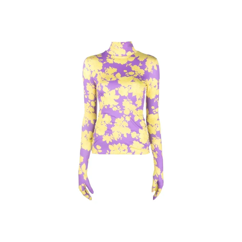 Vetements T-Shirts Women's Purple-0