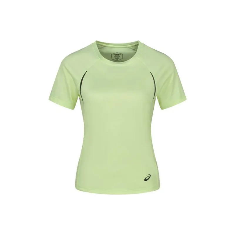 Asics Raglan Sleeve T Shirt Women's Yellow Green-0