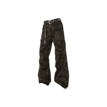 GY.VG Jeans Unisex Jungle Camouflage