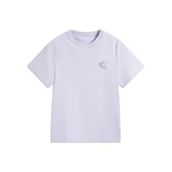 LiNing Sports Life Collection T Shirt Women's Sea Salt Purple