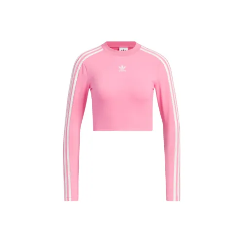 Adidas Originals ADICOLOR Set in Sleeve T Shirt Women's Ballet Pink