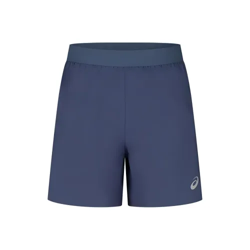 Asics ROAD Sports Shorts Men's Gray Blue