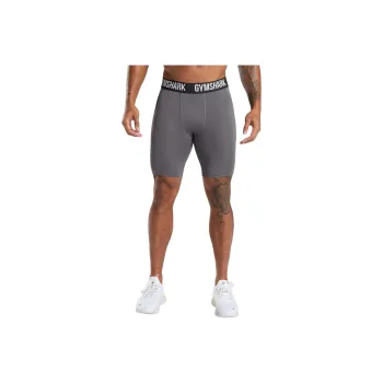 GYMSHARK ELEMENT BASELAYER SHORTS Sports Shorts Men's Gray