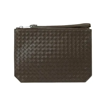 Bottega Veneta Calfskin Wallet Men's Brown