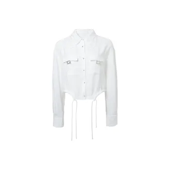 LOFT SHINE Crop Tops Women's White