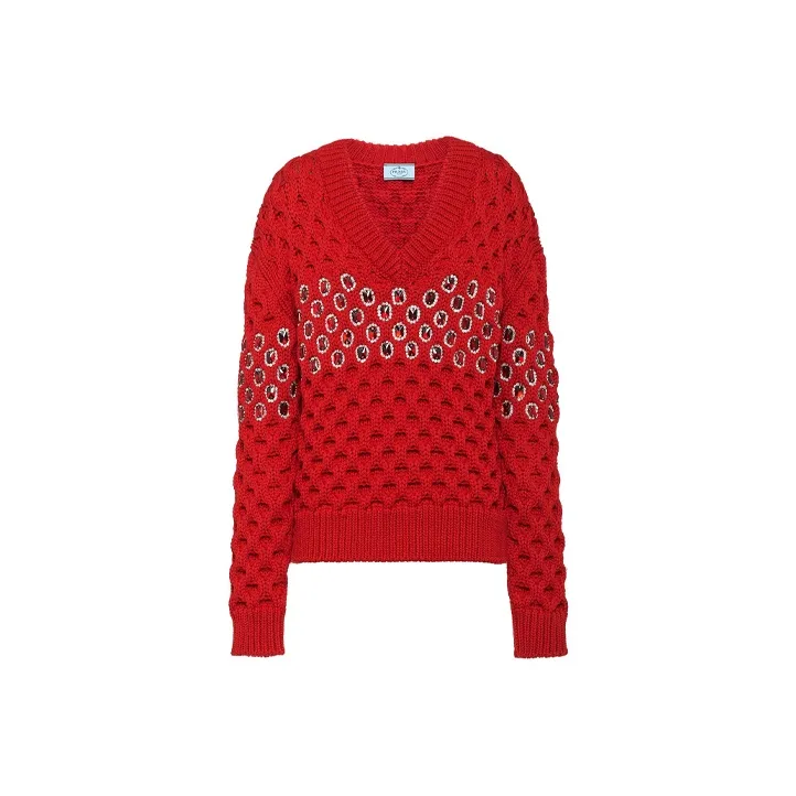 PRADA Sweaters Women's Red-0