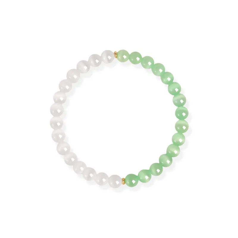 Inkopper Glass Cat Eye Bracelets Unisex-8