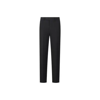 Francesco Totti Casual Pants Men's Black Cyan Plaid QX