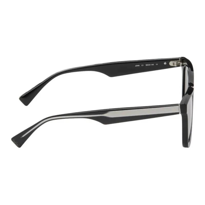 A.P.C Acetate Square Sunglasses Unisex Black-2