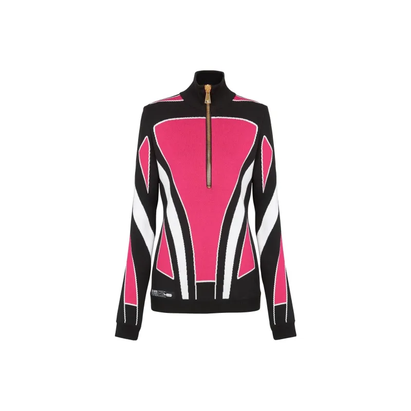 BALMAIN Sweaters Women's Black Pink-0