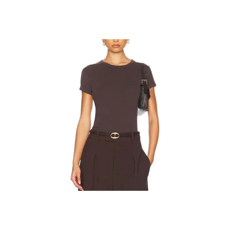 St.Agni T Shirts Women's Umber-0