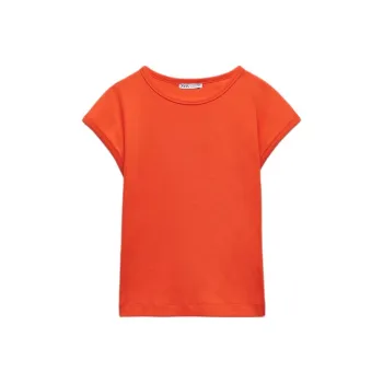 ZARA T-Shirts Women's Orange