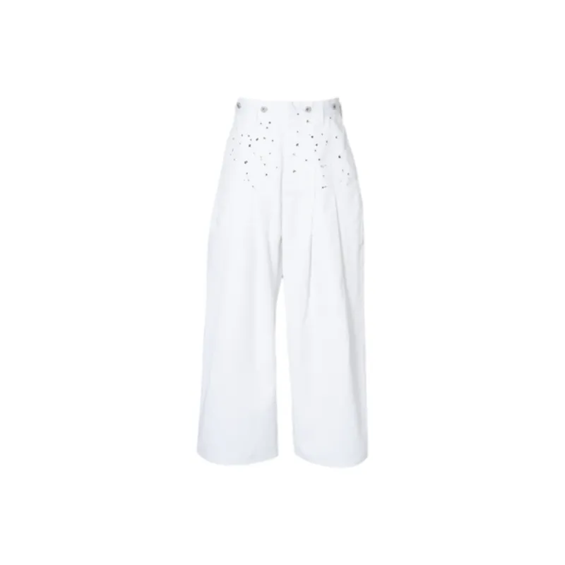 Shinyakozuka X Dickies SHINYAKOZUKA Co-branded Edition Casual Pants Unisex White-0
