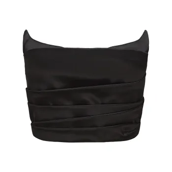 NANA JACQUELINE Crop Tops Women's Black